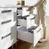 Slimbox L-350 белый высокий плавн.закр.E H175 ДСП 16мм AKS 50812