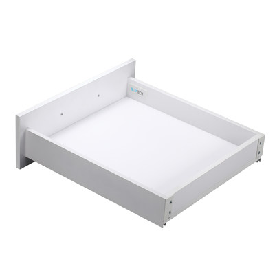 Slimbox 90*350 белый PUSH TO OPEN ДСП 16мм AKS 56989