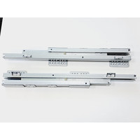 Шариковые направляющие для корзины 150/200мм (арт.724211,72921), полн. выдвижения с доводчиком (левые) МФ