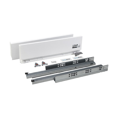Slimbox 128*500 белый PUSH TO OPEN ДСП 16мм AKS 57003