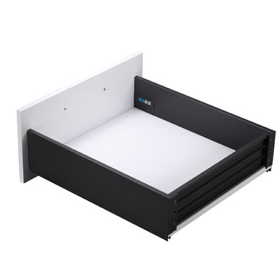 Slimbox 128*500 с доводчиком, ДСП 16мм, графит AKS 102641 (старый код 45761)