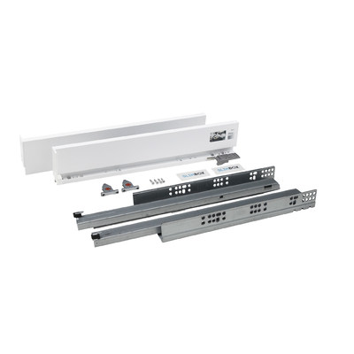 Slimbox 90*450 белый PUSH TO OPEN ДСП 16мм AKS 56993