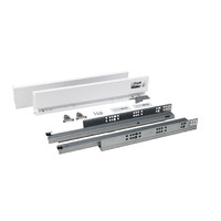 Slimbox 90*450 белый PUSH TO OPEN ДСП 16мм AKS 56993