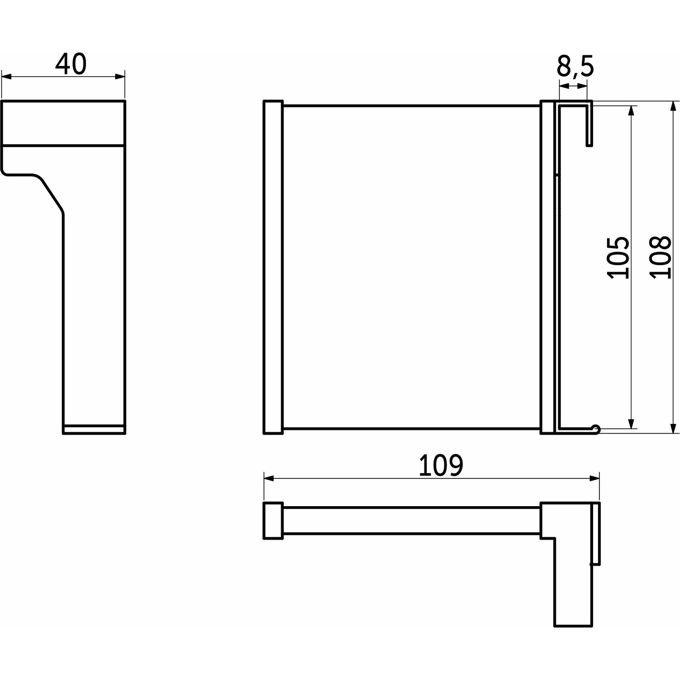Делитель продольный для SLIMBOX, графит AKS 66201