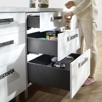 Slimbox 175*350 (высокий) с доводчиком графит AKS 50811