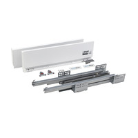Slimbox 128*350 белый с доводчиком AKS 102626