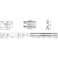 Направляющая шариковая h42 L-400 (аналог 22010) GRIDLI 109972