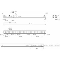 Направляющая шариковая h17 L-246 AKS 10208