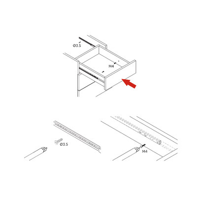 Направляющая шариковая h17 L-246 AKS 10208