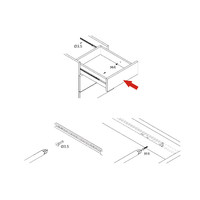 Направляющая шариковая h17 L-246 AKS 10208