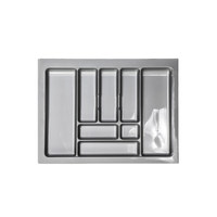 Лоток для столовых приборов 70/490, металлик 635*490 AKS 13437