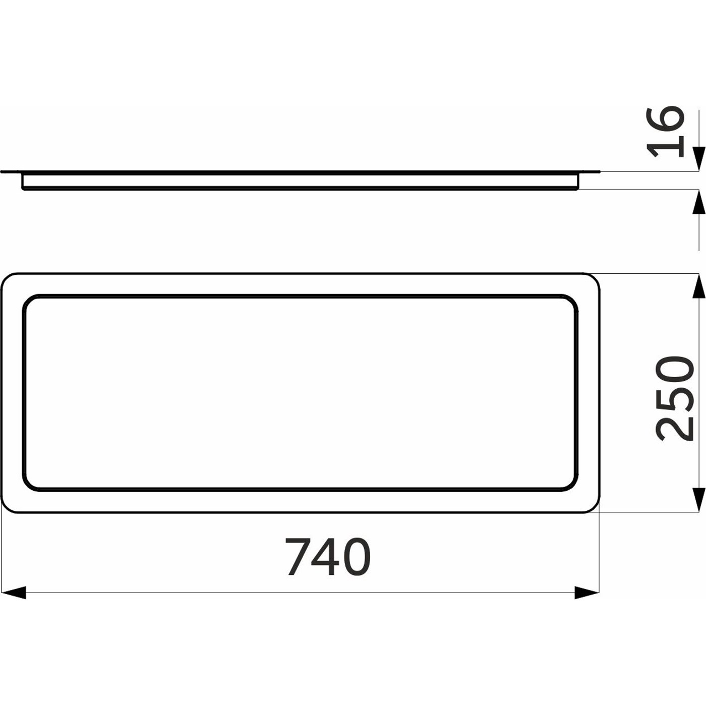 Направляющие шариковые узкие МФ L400*35 полного выдвижения