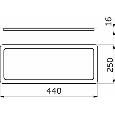 Направляющие шариковые МФ L500*45 полного выдвижения