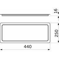 Направляющие шариковые МФ L500*45 полного выдвижения