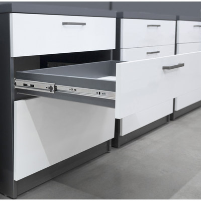 Направляющая шариковая h45 SMART Push-to-open с системой плавного закрывания L-300, BD AKS  80553