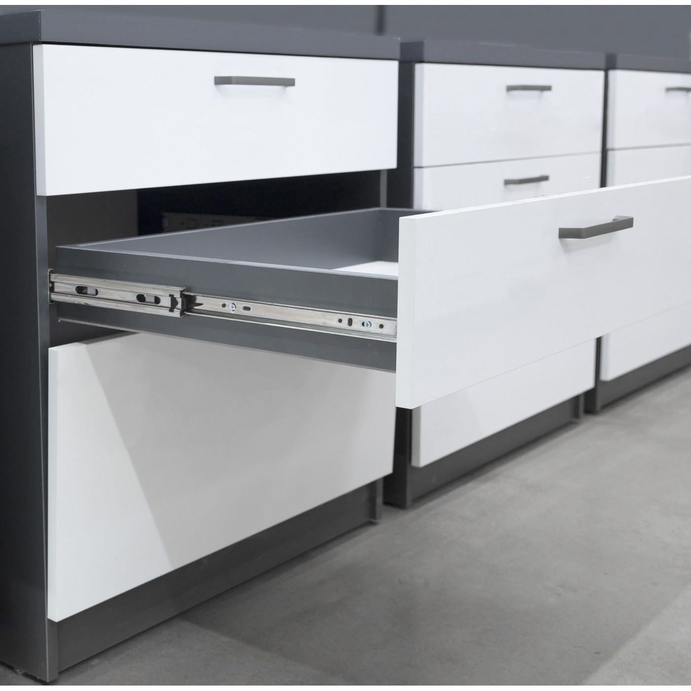 Направляющая шариковая h45 Push-to-open L-500, AKS PLUS 39196