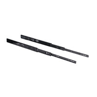 Направляющая шариковая h45 L-450 с доводчиком SOFT CLOSE BLACK AKS PLUS 103564