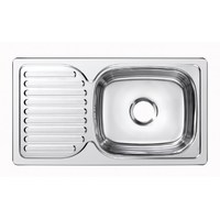 Мойка прямоугольная сталь, правая, SP7642/St/R 760х420мм 0,8мм (12)