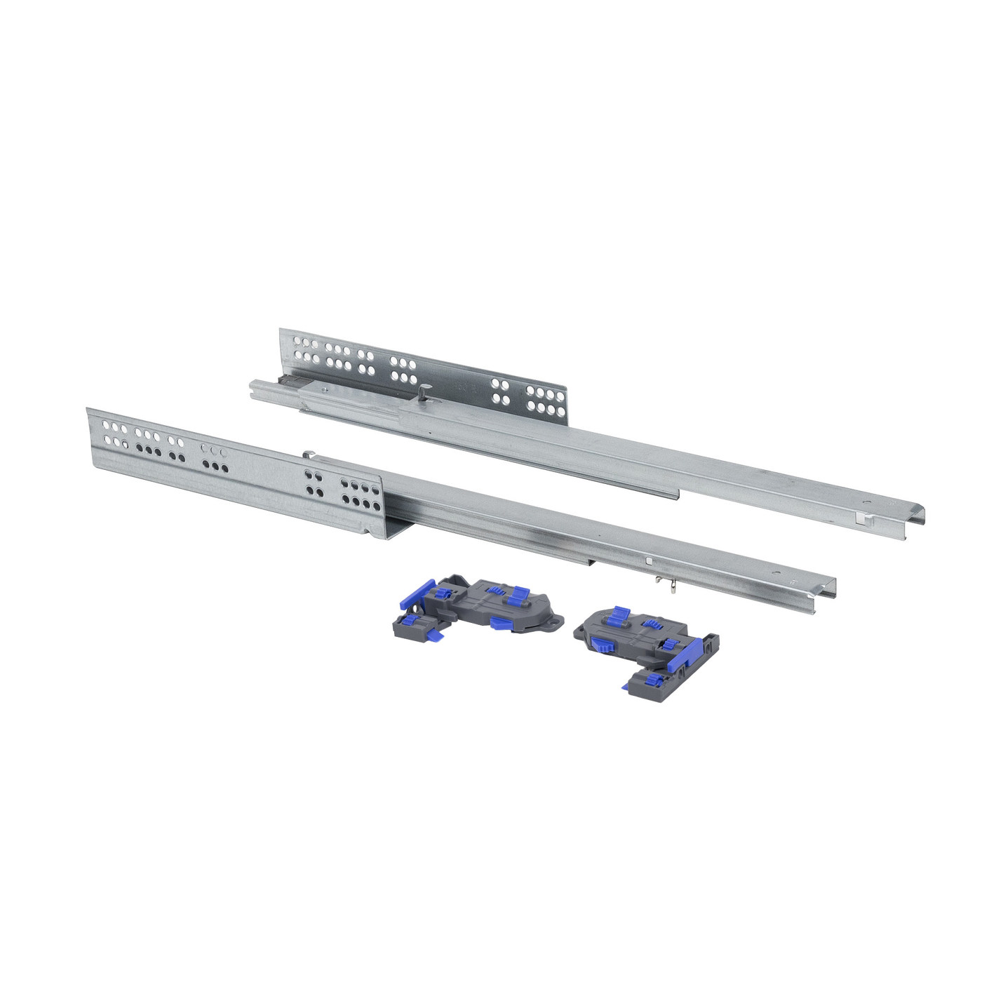 Направл. скрытого монтажа L-450 с доводч. полн.выдв.3D до 19 мм AKS 113647 (стар.код 53595)