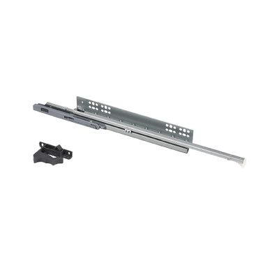 Направляющая Q Type скрыт.монтаж L-450 доводчик ДСП16-18mm с замками, левая+правая, полное выдвиж AKS 87895