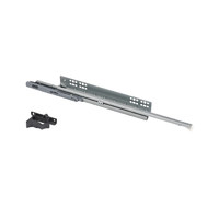 Направляющая Q Type скрыт.монтаж L-450 доводчик ДСП16-18mm с замками, левая+правая, полное выдвиж AKS 87895