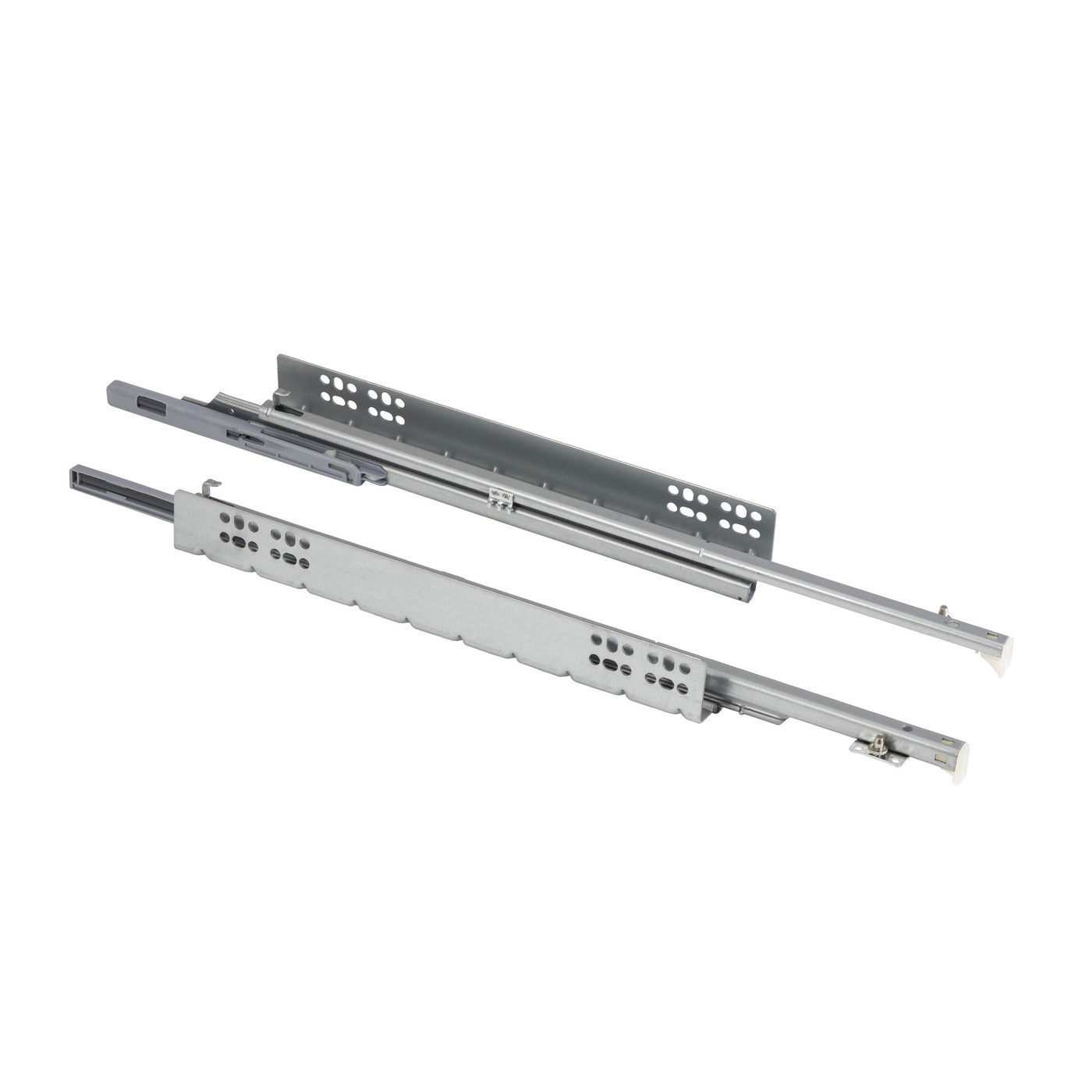 Направляющая Q Type скрыт.монтаж L-450 доводчик ДСП16mm, насадной монтаж, левая+правая AKS 87899