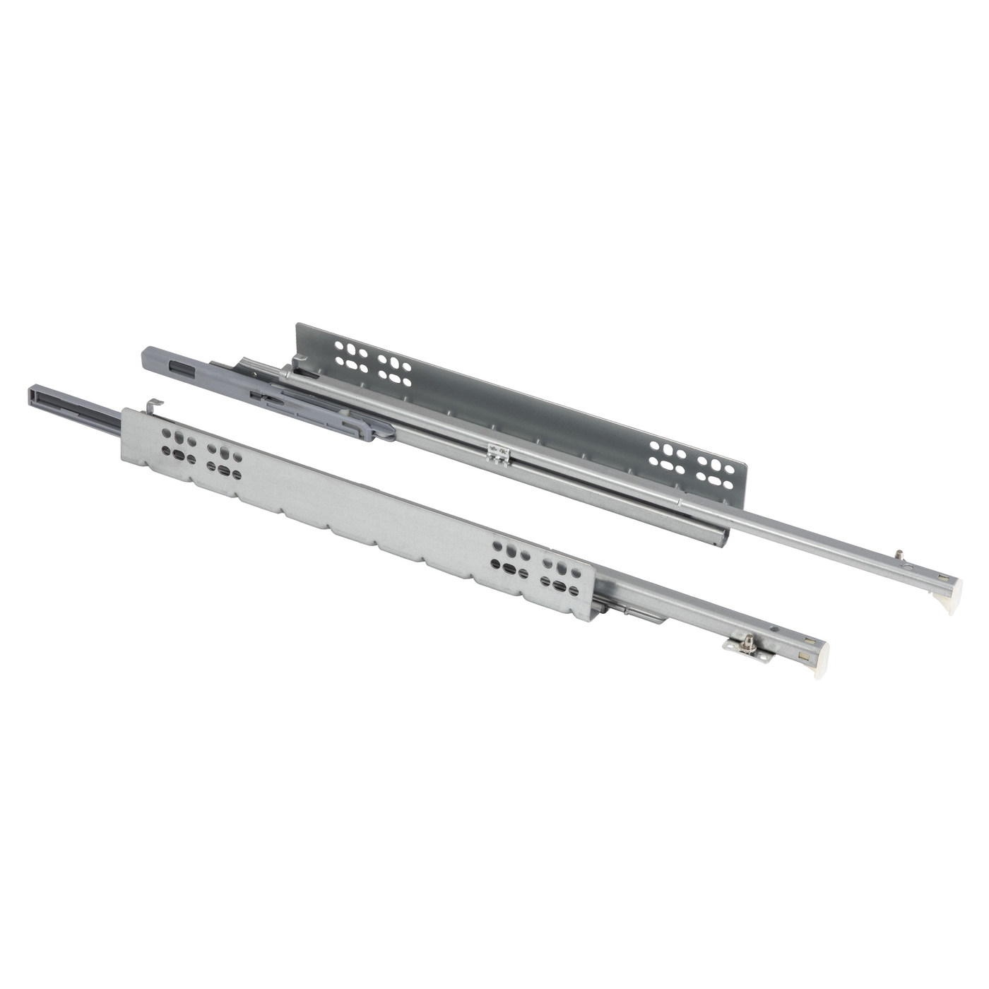 Направляющая Q Type скрыт.монтаж L-450 доводчик ДСП16mm, насадной монтаж, левая+правая AKS 87899