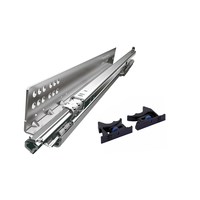 Направляющие скрыт.монтажа EVA Quadro полн. выдвижения с дов. с фиксатором 450мм (уп10 шт) 3395