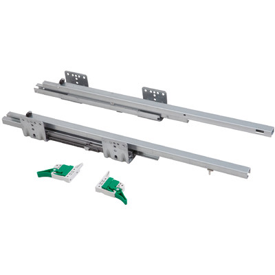 Направл. скрытого монтажа L-350 с с-мой плавного закрывания, до 45кг,16mm AKS 113644 (стар код 53593)