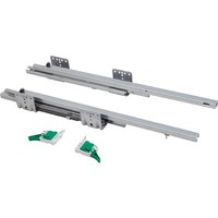 Направл. скрытого монтажа L-500 с доводчиком, ДСП16мм, до 45кг (уп.12шт)(аналог 62557) Slimbox AKS 53596