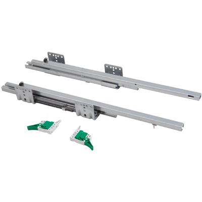Направл. скрытого монтажа L-550 плавн. закр., до 45кг, уп.12шт Slimbox AKS 66924 (нов.арт.113652)