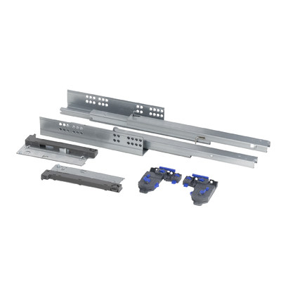 Направл. скрытого монтажа L-500 push to open полн.выдв. с замк. ДСП 16 мм 3D PRIME by AKS 3D 113666