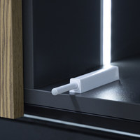 Толкатель TIP-ON усиленный с резиновым наконечником, белый AKS 82722