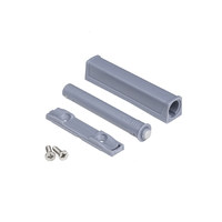 Механизм Tip on с резиновым  наконечником, серый AKS 82723