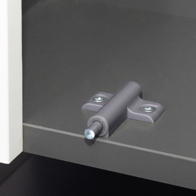 Амортизатор накладной+врезной крестообразное крепление, серый AKS 22242