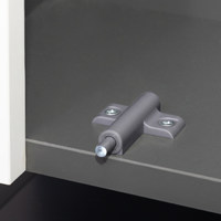 Амортизатор накладной+врезной крестообразное крепление, серый AKS 22242