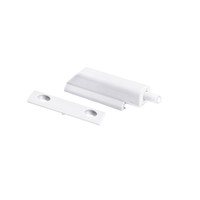 Амортизатор накладной+врезной прямое крепление, белый AKS 51861