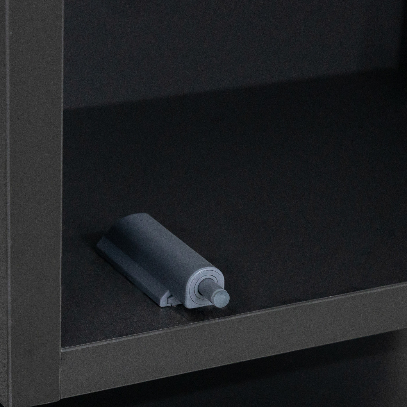 Амортизатор накладной+врезной прямое крепление, серый AKS 13326