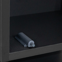 Амортизатор накладной+врезной прямое крепление, серый AKS 13326