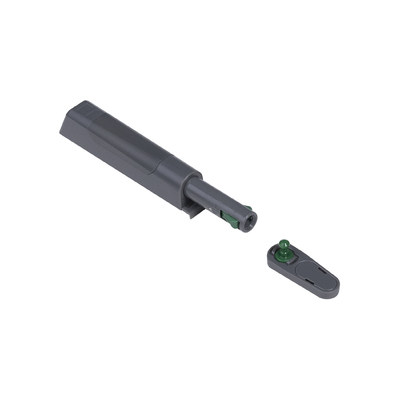 Механизм push to open накладной для шкафных фасадов серый AKS PLUS 105009