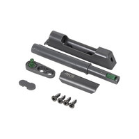 Механизм push to open накладной для шкафных фасадов серый AKS PLUS 105009