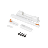 Толкатель push-to-open наконечник с фиксацией накладной белый AKS PLUS 105008