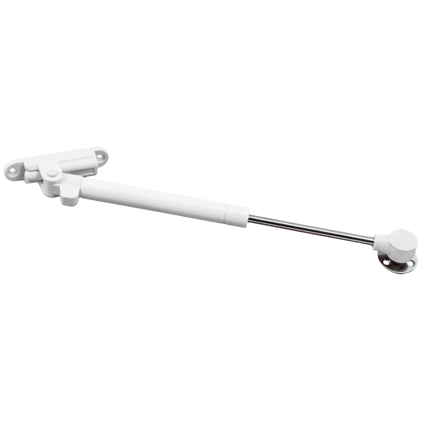 Газлифт 80N серый, с амортизатором с фиксацией в любом положении AKS  73078