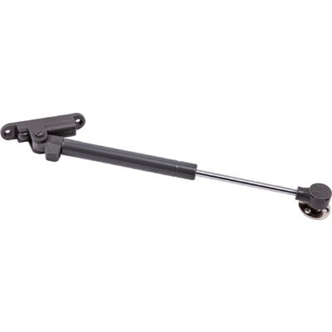 Газлифт 80N серый, с амортизатором с фиксацией в любом положении AKS  73078