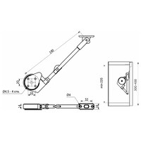 Подъемный механизм верхний SMART LIFT AKS 91222