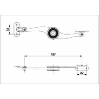 Подъемник механический тип DESIGN хром AKS 15514