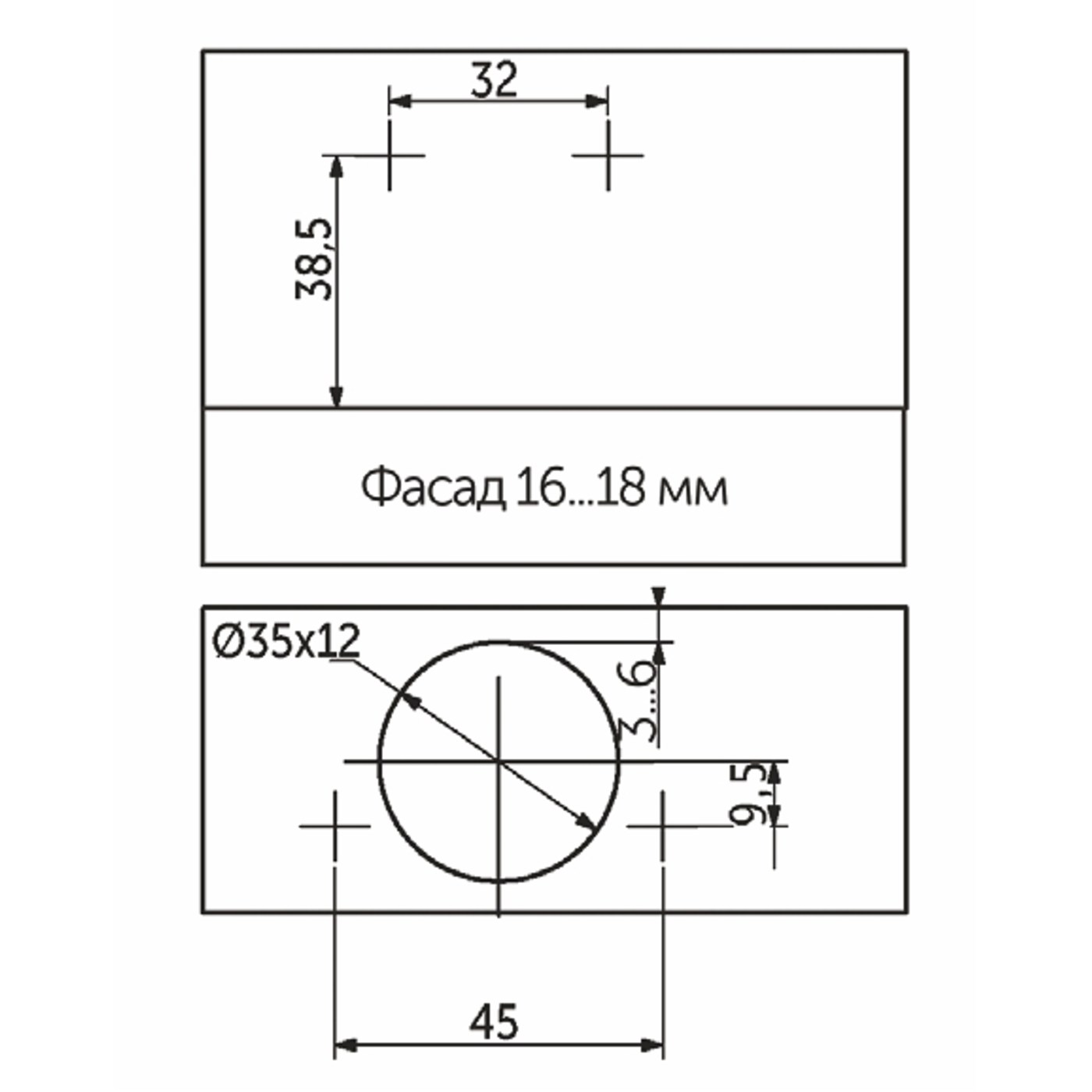 Петля вкладная 07 без пружины h0 clip-on AKS  56104