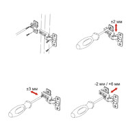 Петля вкладная 07,  AKS LIGHT  44742