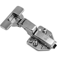 Петля вкладная 07 с 3D-регулировкой, с доводчиком, с накладками, clipon AKS PLUS 66238