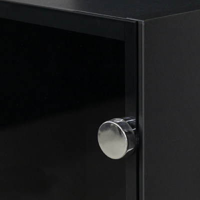 Петля для стекл. двери внутр. 07 с крепл. h0 без еврошурупа загл. хром AKS 39200